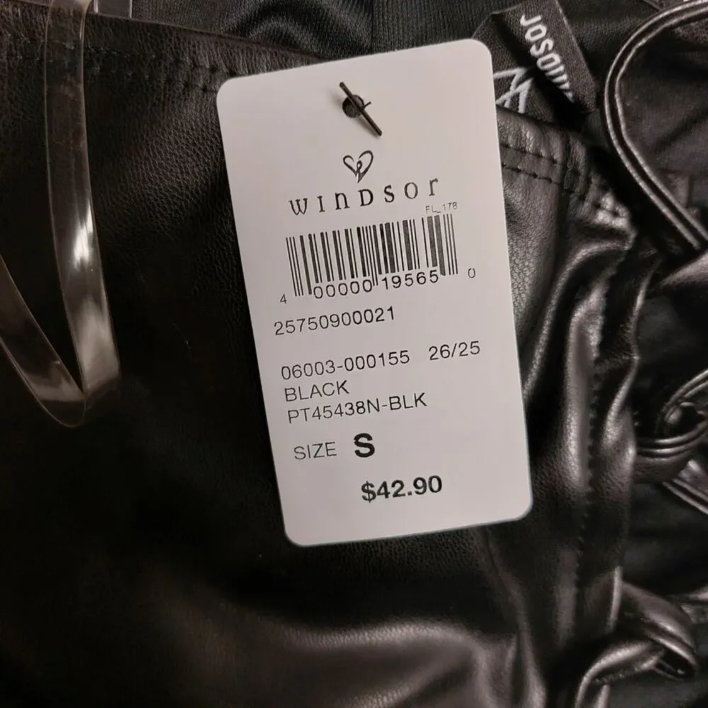 Lace-Up Allure Faux Leather Bustier Top (Windsor) - Small - Picture 3 of 5